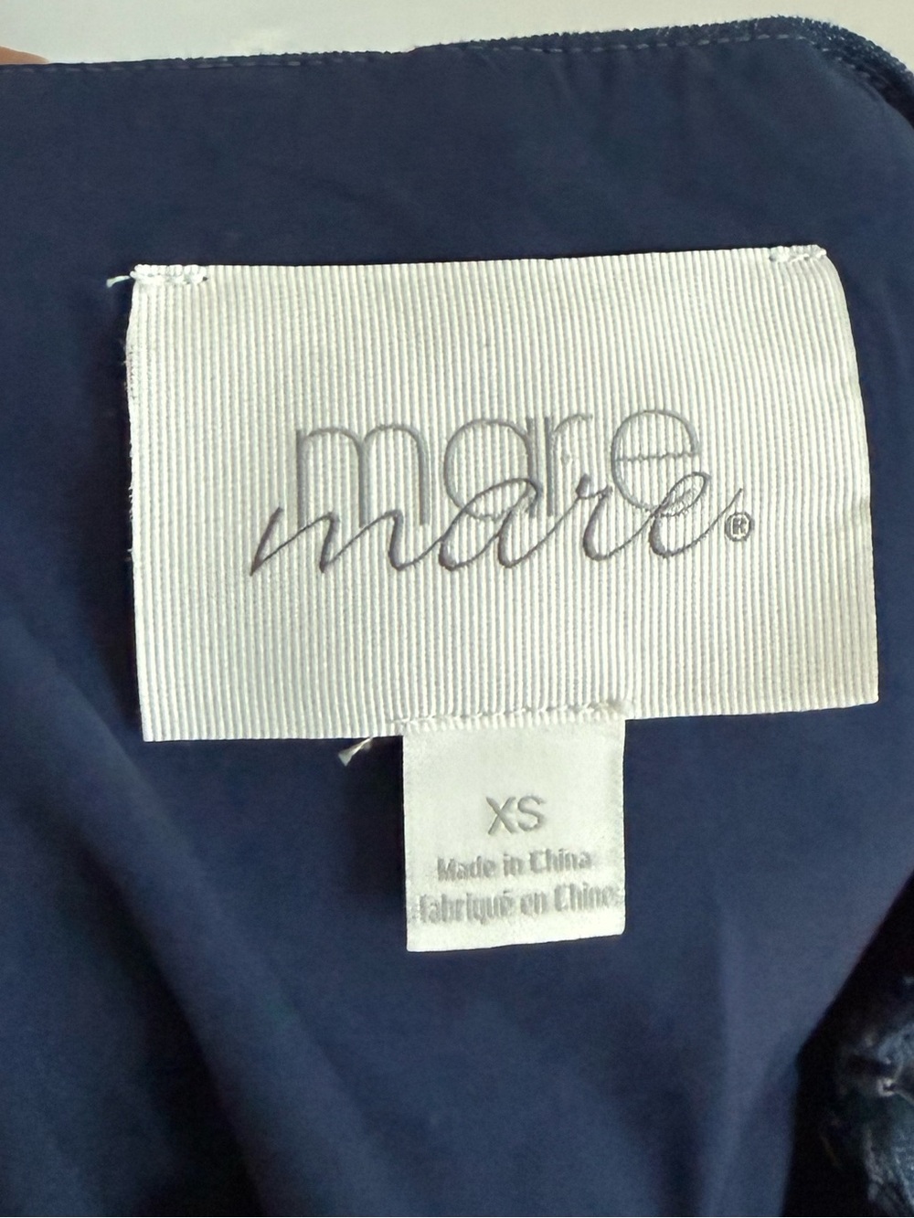 Mare Mare Chambray Ruffle Yoke Midi Skirt Blue Cotton Blend XS - Picture 4 of 6